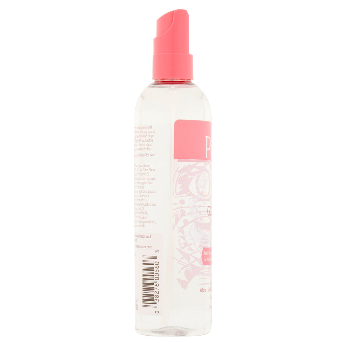 Pink Frizz-Fighting Glosser Hair Spray with Shea Butter Extract, 8 oz