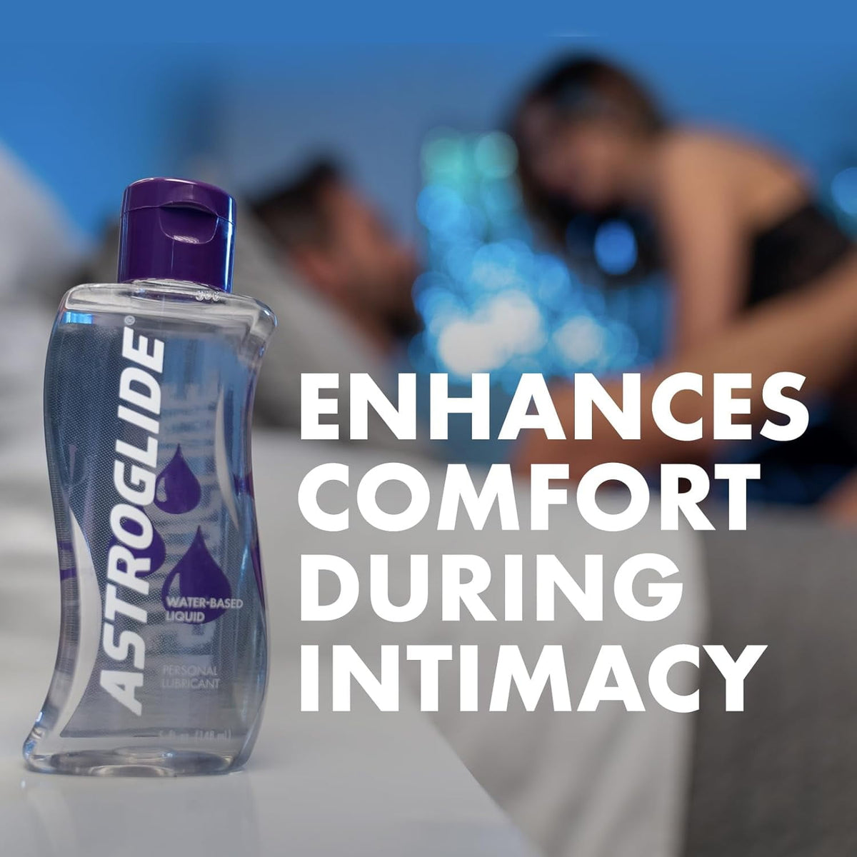 Astroglide Liquid Water Based Personal Lube, for Men, for Women, Condom Compatible Lube, 5 fl oz