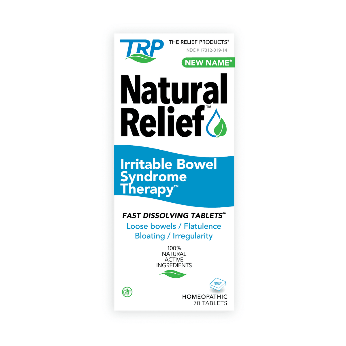 The Relief Products® Natural Relief Irritable Bowel Syndrome Tablets, 70 Count
