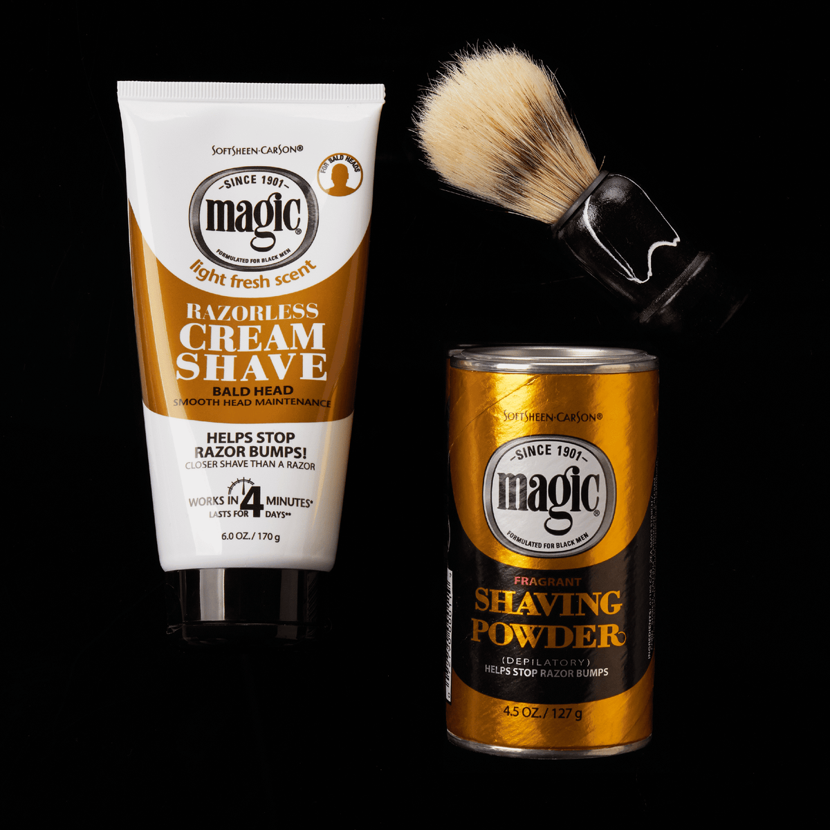 Magic Razorless Shave Cream Sensitive Skin for Hair Removal, Depilatory Cream for Men and Women - 6oz