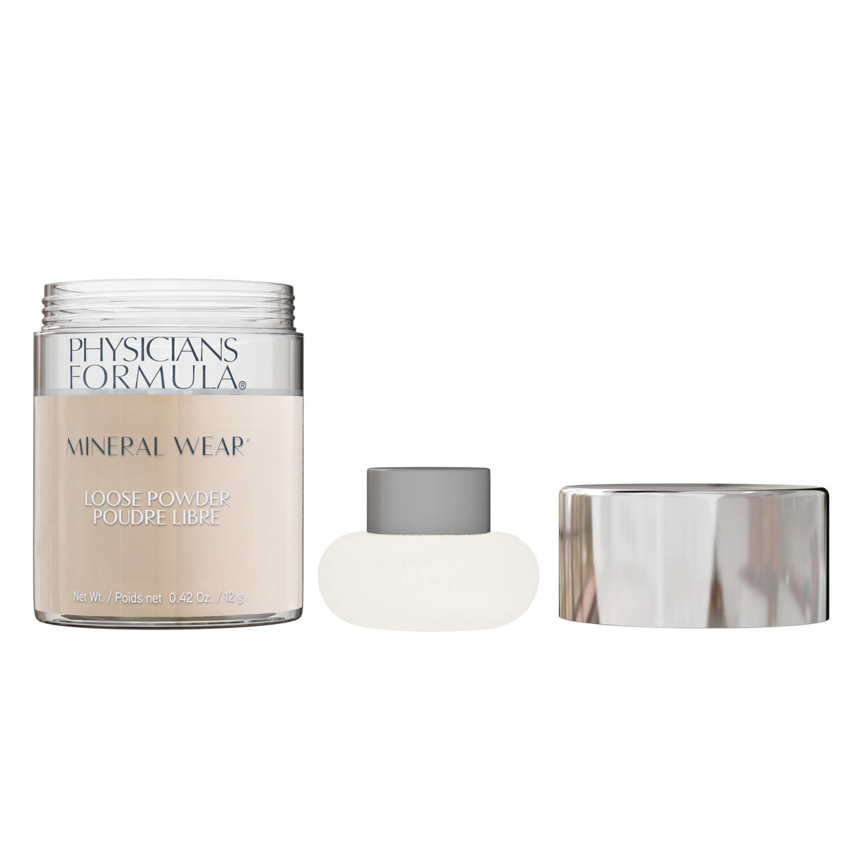 Physicians Formula Mineral Wear Loose Powder, Translucent Light, 0.49 oz, Foundation Makeup