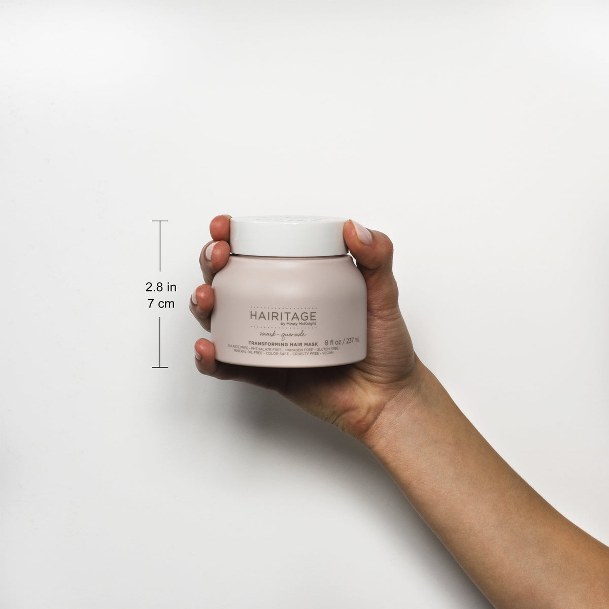 Hairitage Mask-Querade Treatment Argan + Aloe for Dry Hair, Anti Frizz, Color Safe, Deep Conditioner, 8oz
