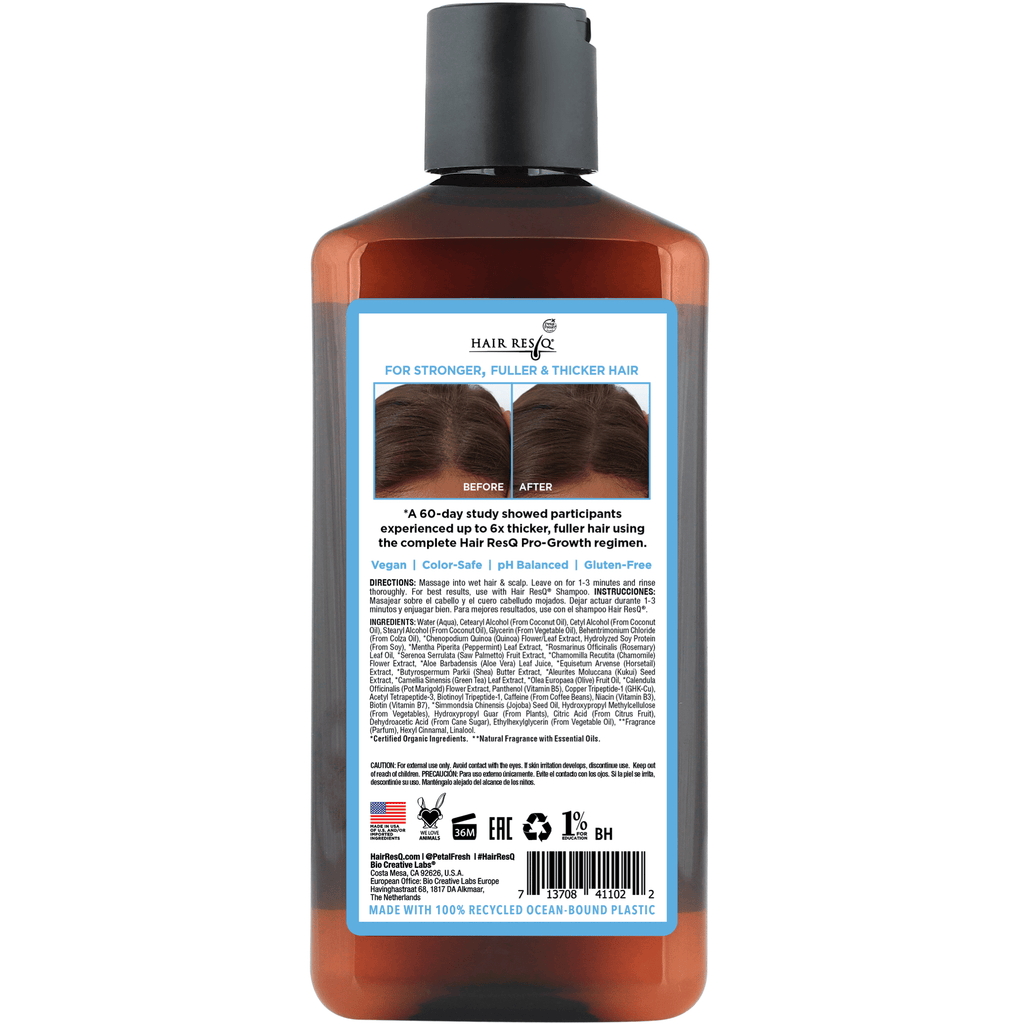 Petal Fresh Hair ResQ Thickening Conditioner, Advanced Biotin Pro-Growth Formula for All Hair Types, 12 fl oz