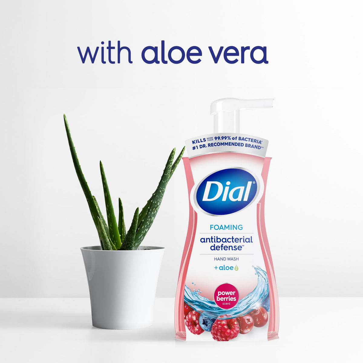 Dial Antibacterial Defense Power Berries Scent Foaming Hand Soap, 7.5 fl oz