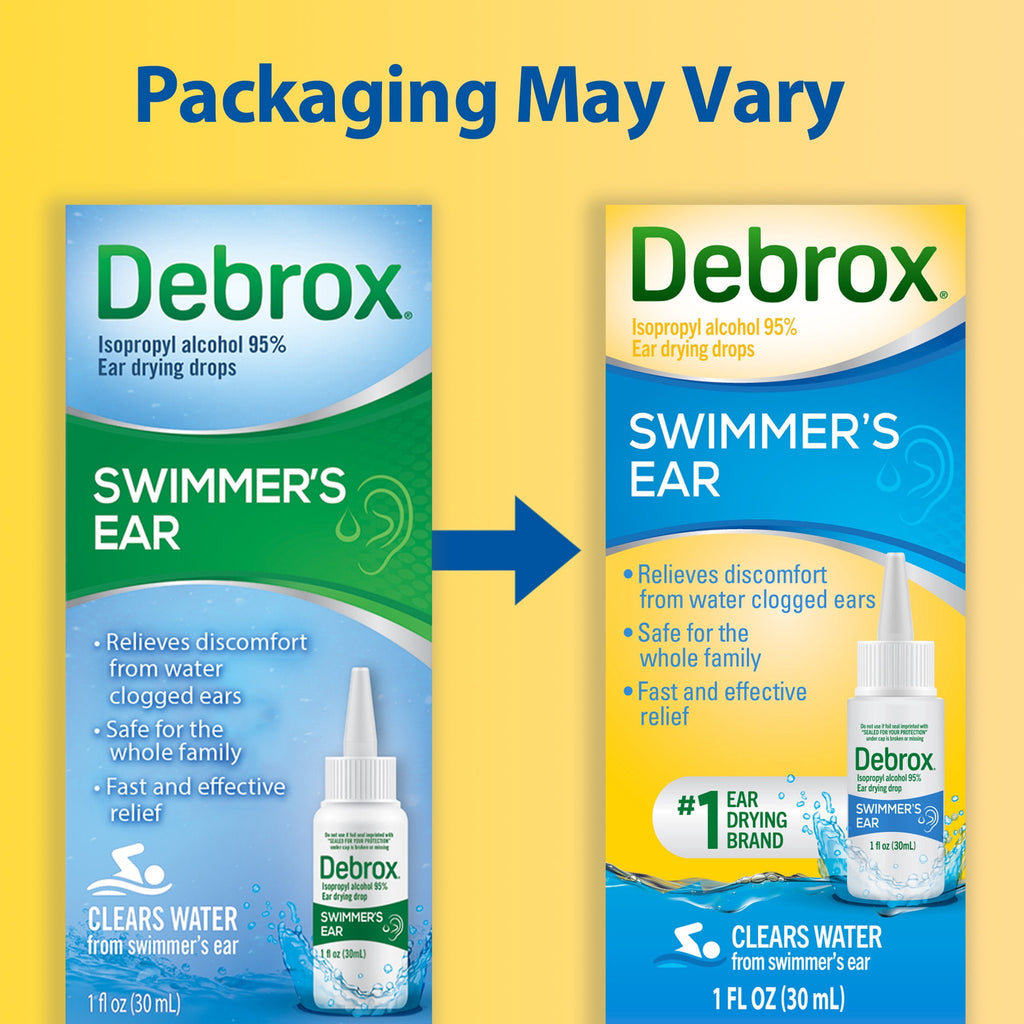 Debrox Swimmer's Ear Drying Drops with 95% Isopropyl Alcohol, 1 Fl Oz