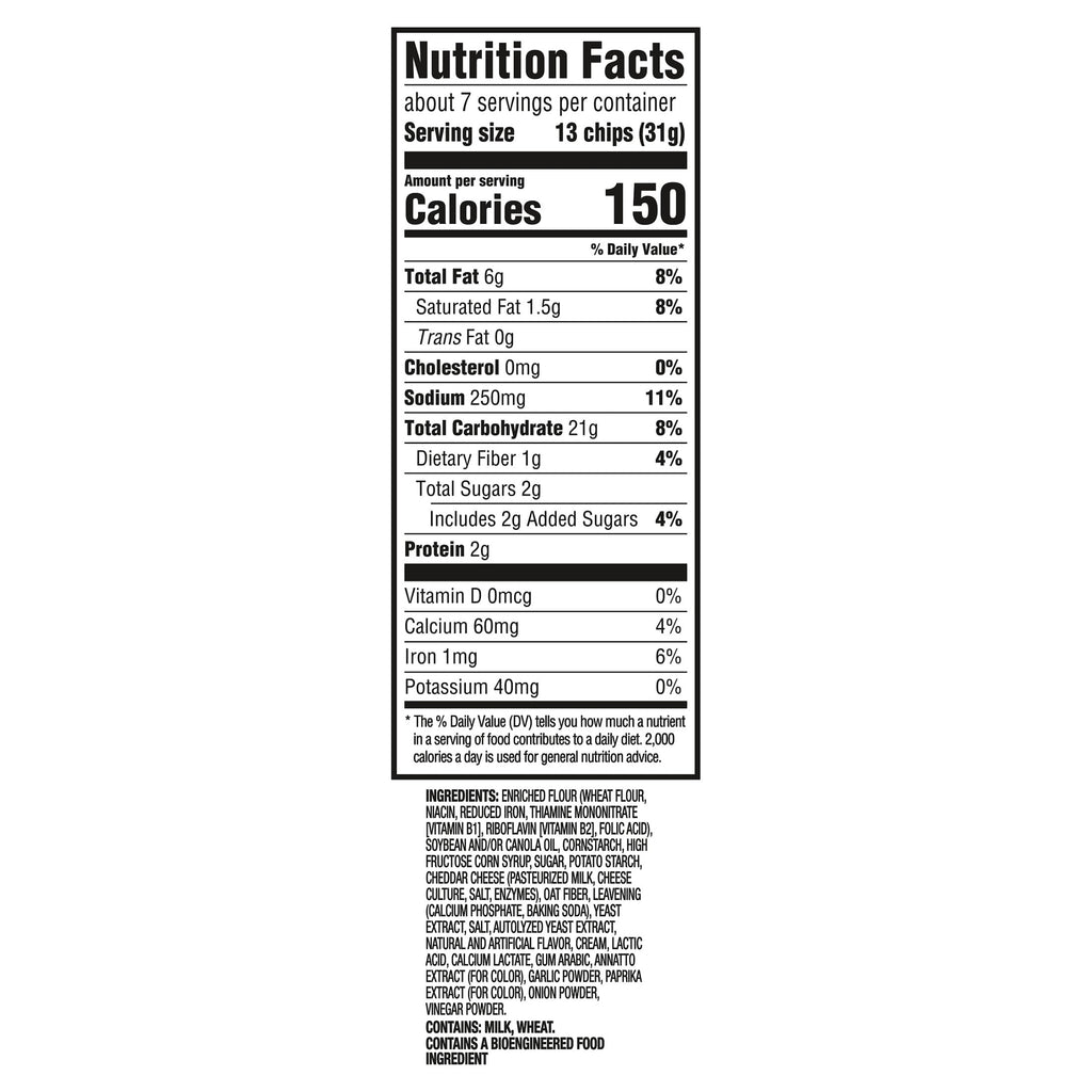 RITZ Toasted Chips Cheddar Crackers, Party Snacks, 8.1 oz