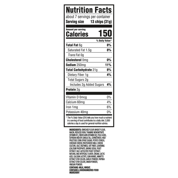 RITZ Toasted Chips Cheddar Crackers, Party Snacks, 8.1 oz