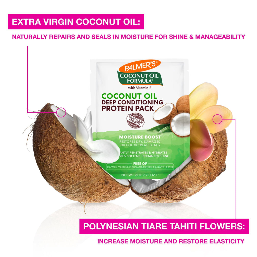 Palmer's Coconut Oil Deep Conditioning Protein Pack, 2.1 Oz