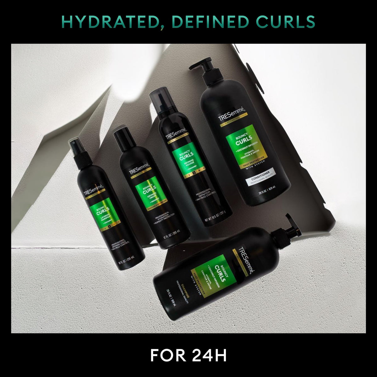 Tresemme Nourishing Mousse Flawless Curls with Coconut and Avocado Oil, 10.5 oz