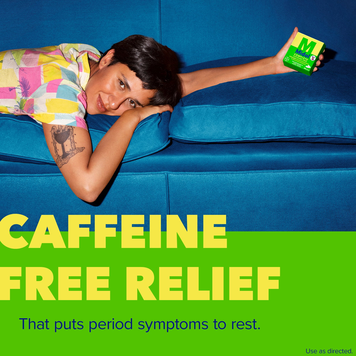 Midol Complete Caffeine Free Menstrual Pain Relief Caplets, 24 Count