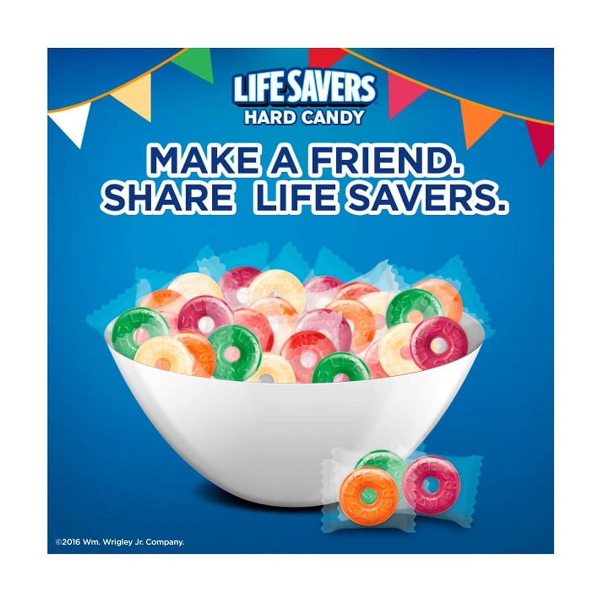 Life Savers 5 Flavors Hard Candy Individually Wrapped Fruit Candies - 6.25 oz Bag