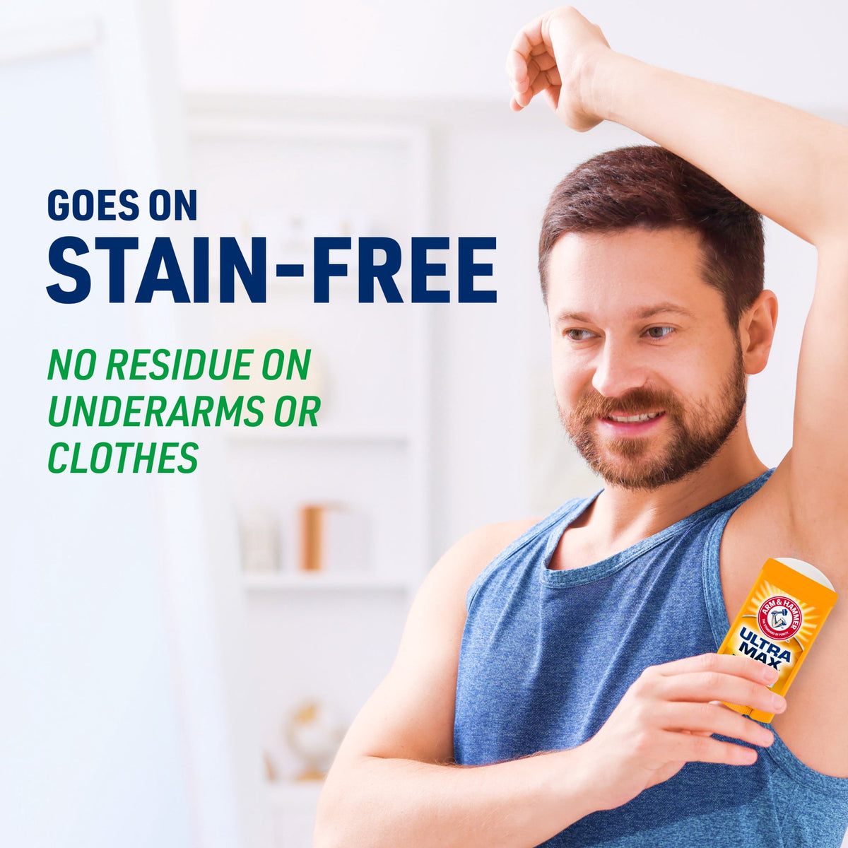ARM & HAMMER ULTRA MAX Deodorant, Fresh Scent, Solid Stick 2.6 oz, Twin Pack (Pack of Two)