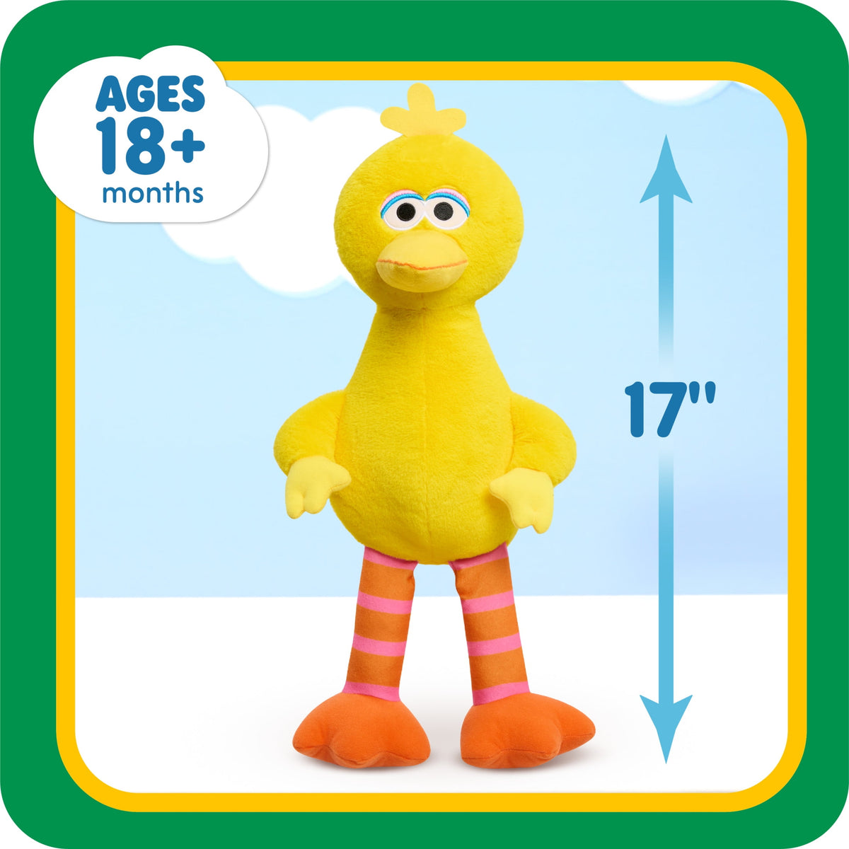 Sesame Street Large Plush Big Bird Baby and Toddler Toys