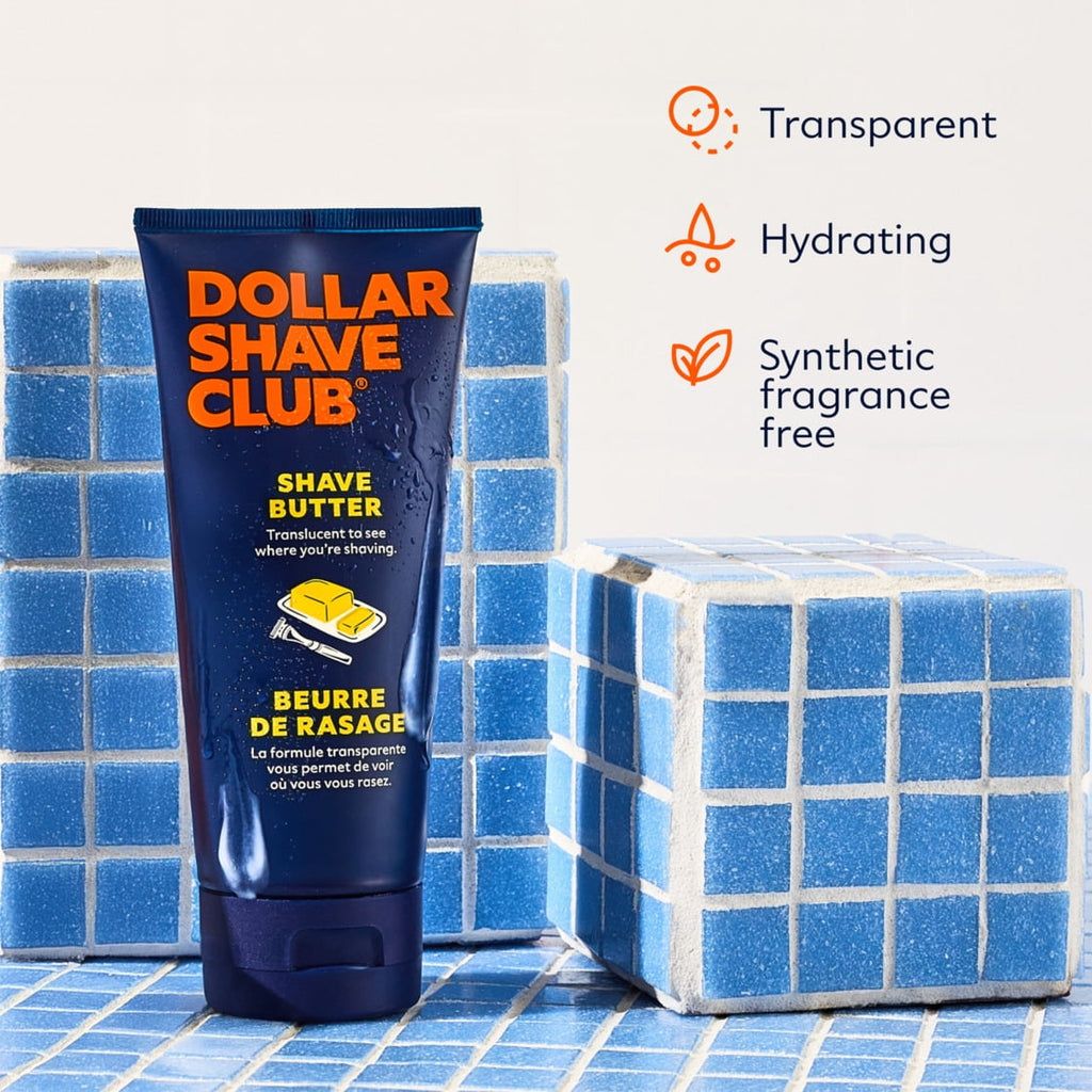 Dollar Shave Club Smooth Shave Butter 6 fl oz for Precision Shaving