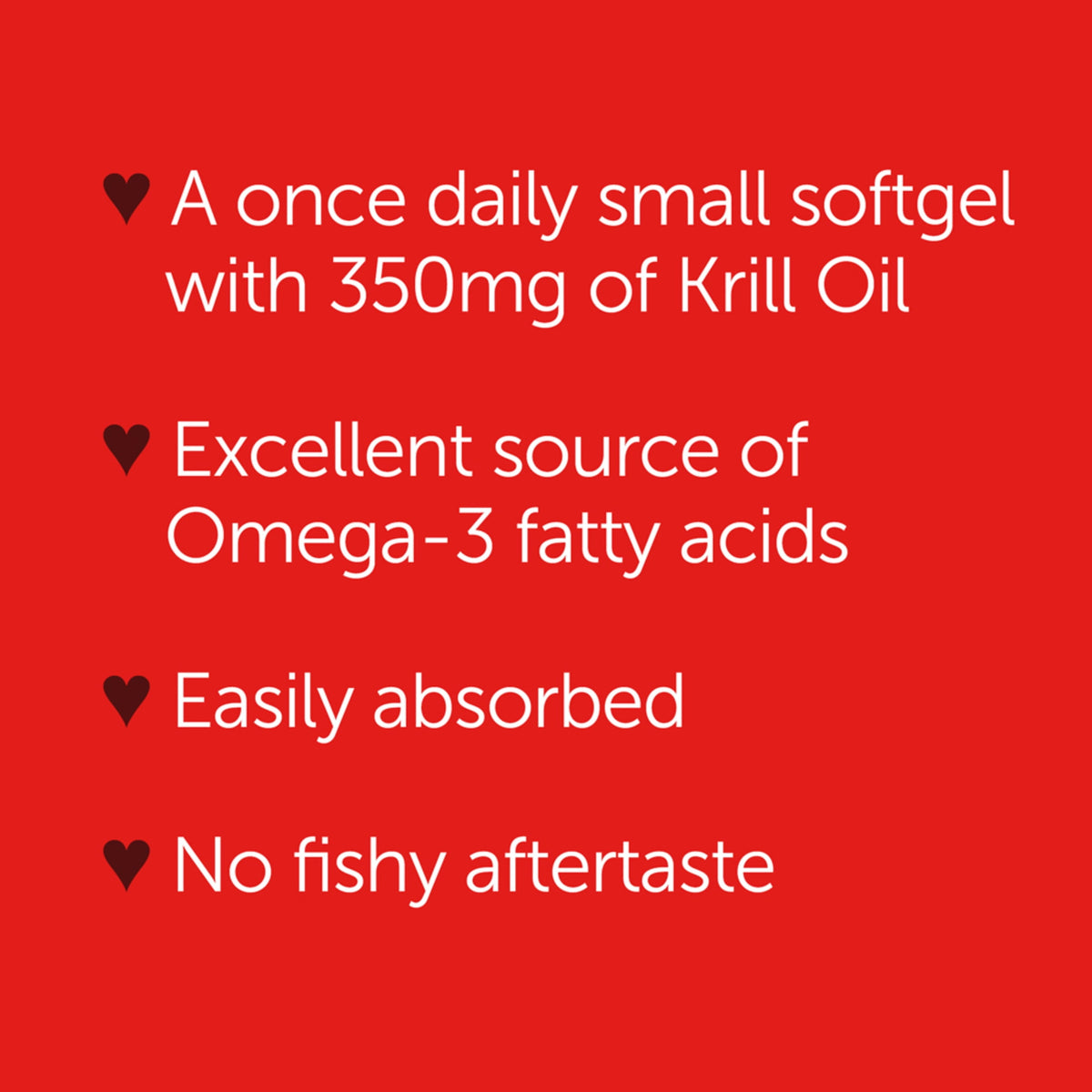 MegaRed 350mg Superior Omega-3 Krill Oil, 60 Softgels
