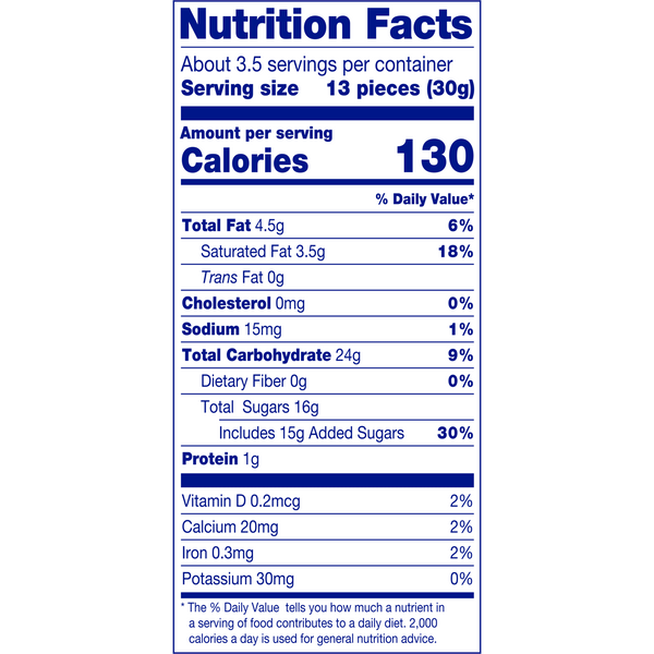 Charleston Mini Chews Chocolate Covered Vanilla Candy, 3.5 oz. Theater Box.