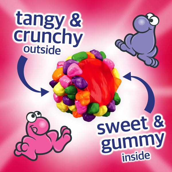 NERDS Gummy Clusters, Candy, Rainbow, Crunchy and Gummy, 3 oz Box