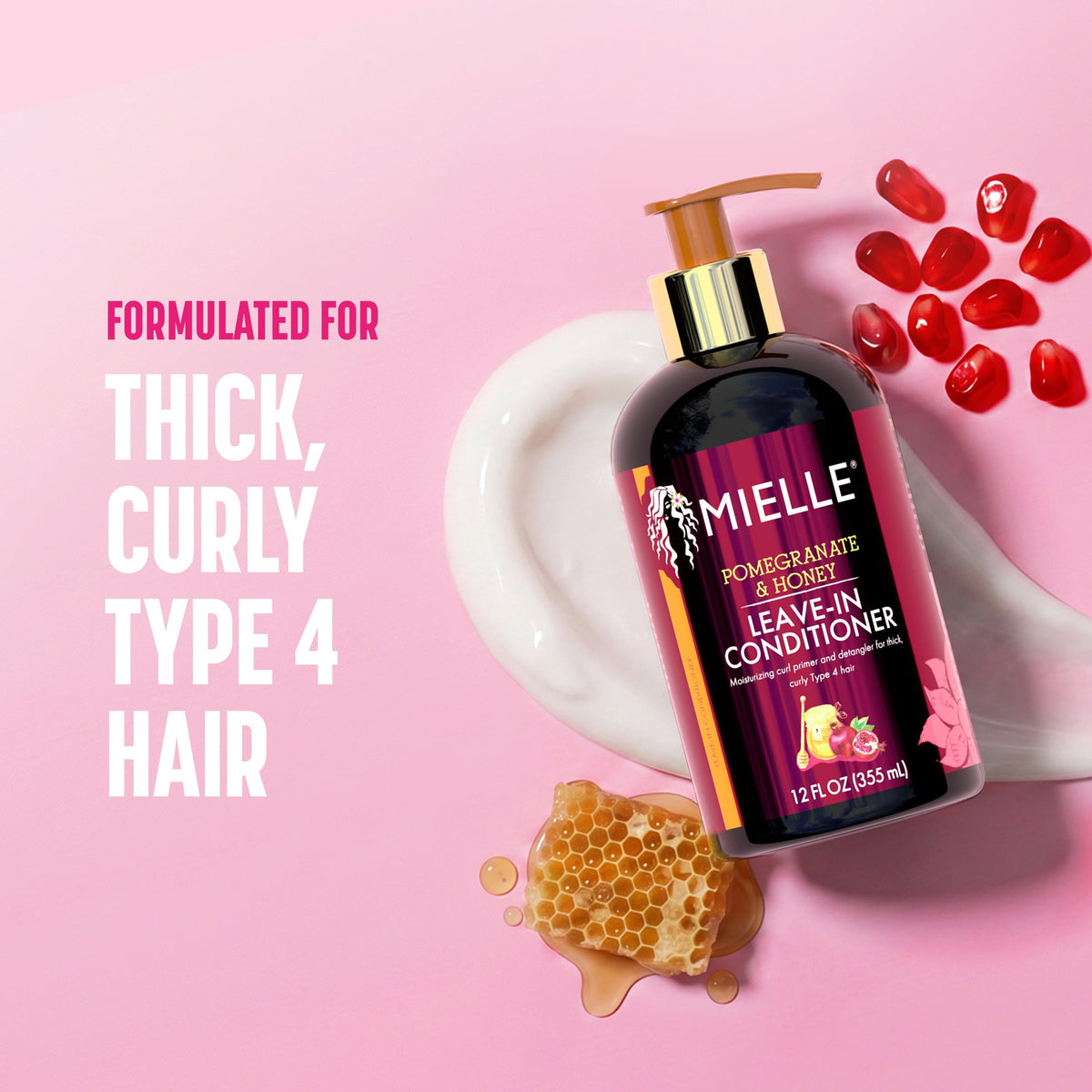Mielle Pomegranate & Honey Leave-In Conditioner - 12 fl. oz.