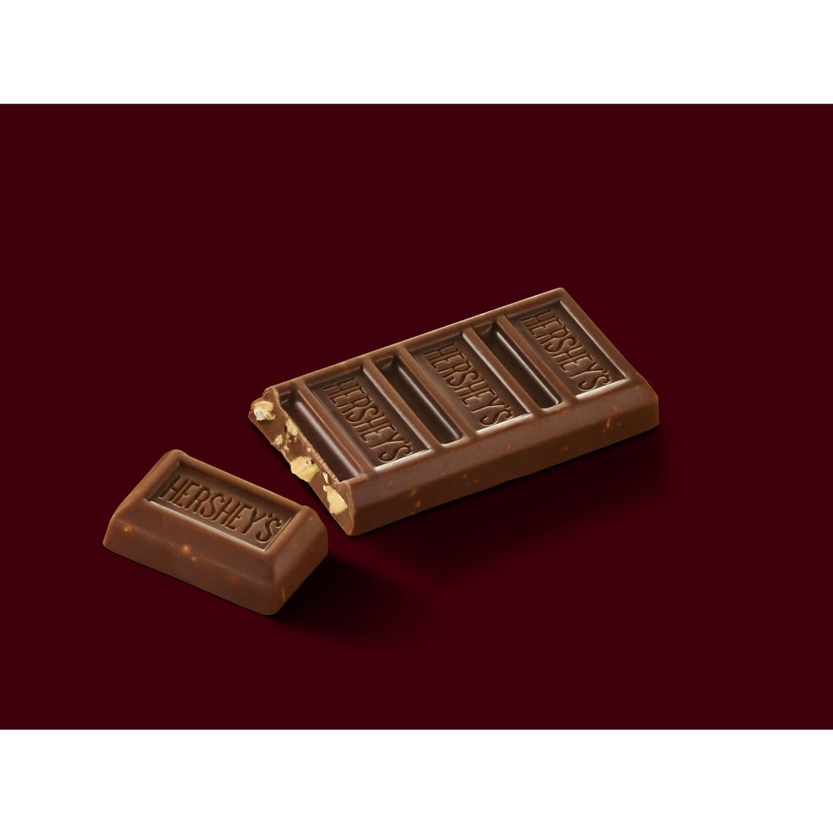 Hershey's Milk Chocolate With Almond Candy Bars & Miniatures, Snack Size, .45 oz (10 Count)