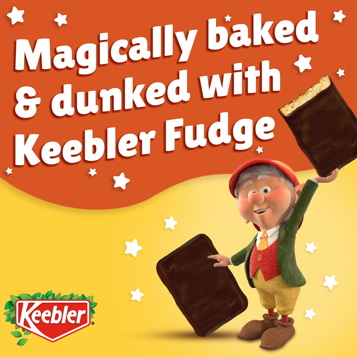 Keebler Fudge Grahams, Fudge Covered Graham Crackers, 12.5 oz