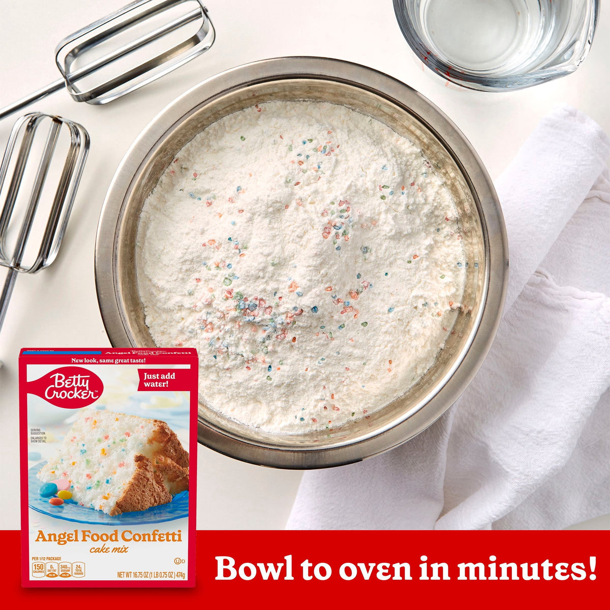 Betty Crocker Angel Food Confetti Cake Mix, 16.75 oz.