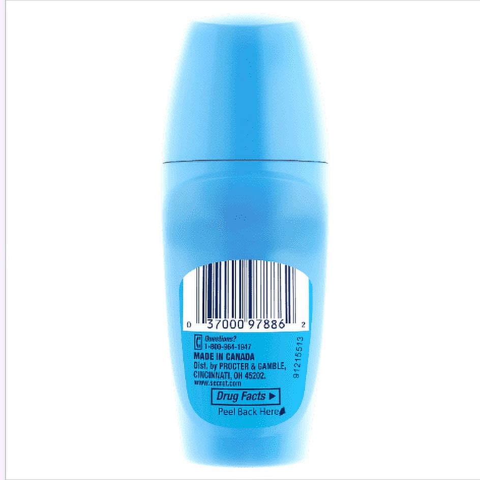 Secret Roll-on Antiperspirant Deodorant for Women, Powder Fresh, 1.8 fl oz