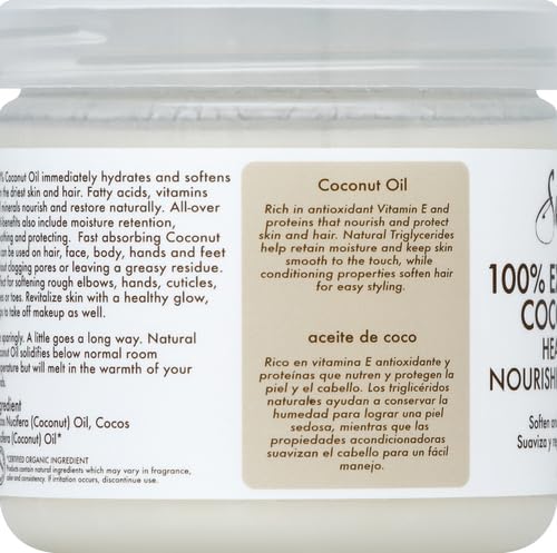 Shea Moisture Coconut Oil, 16 oz
