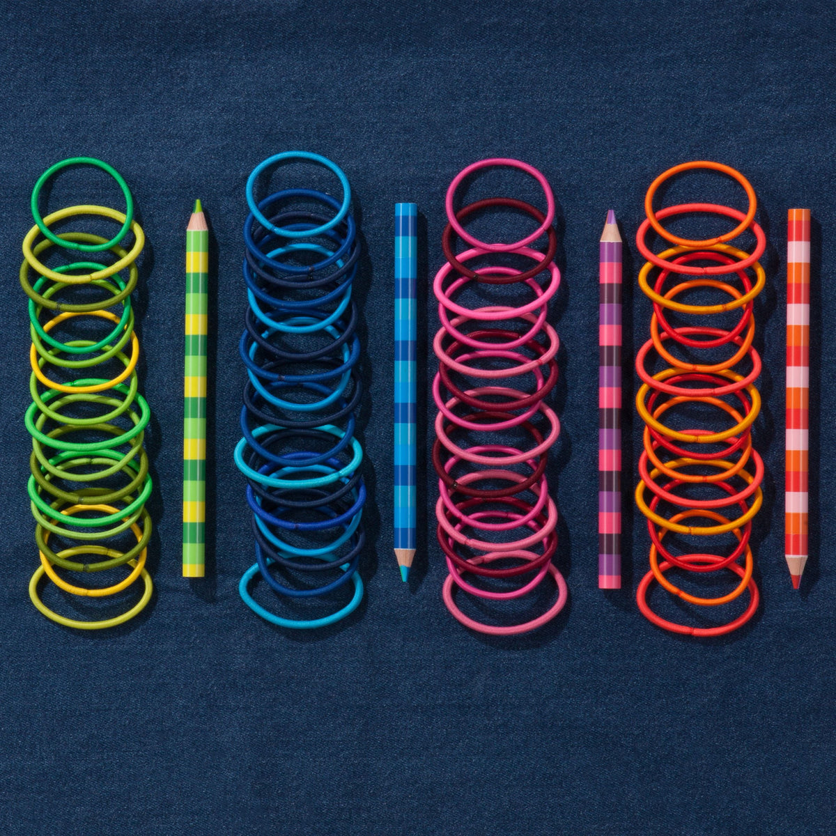 Goody Ouchless?? No Metal Hair Ties Elastics Assorted Candy Colors 30Ct