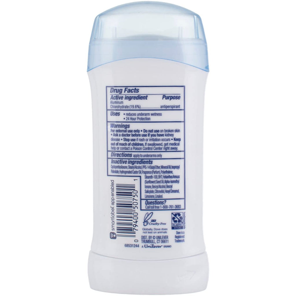 Dove Invisible Solid Anti-Perspirant Deodorant, Fresh, 2.6 oz