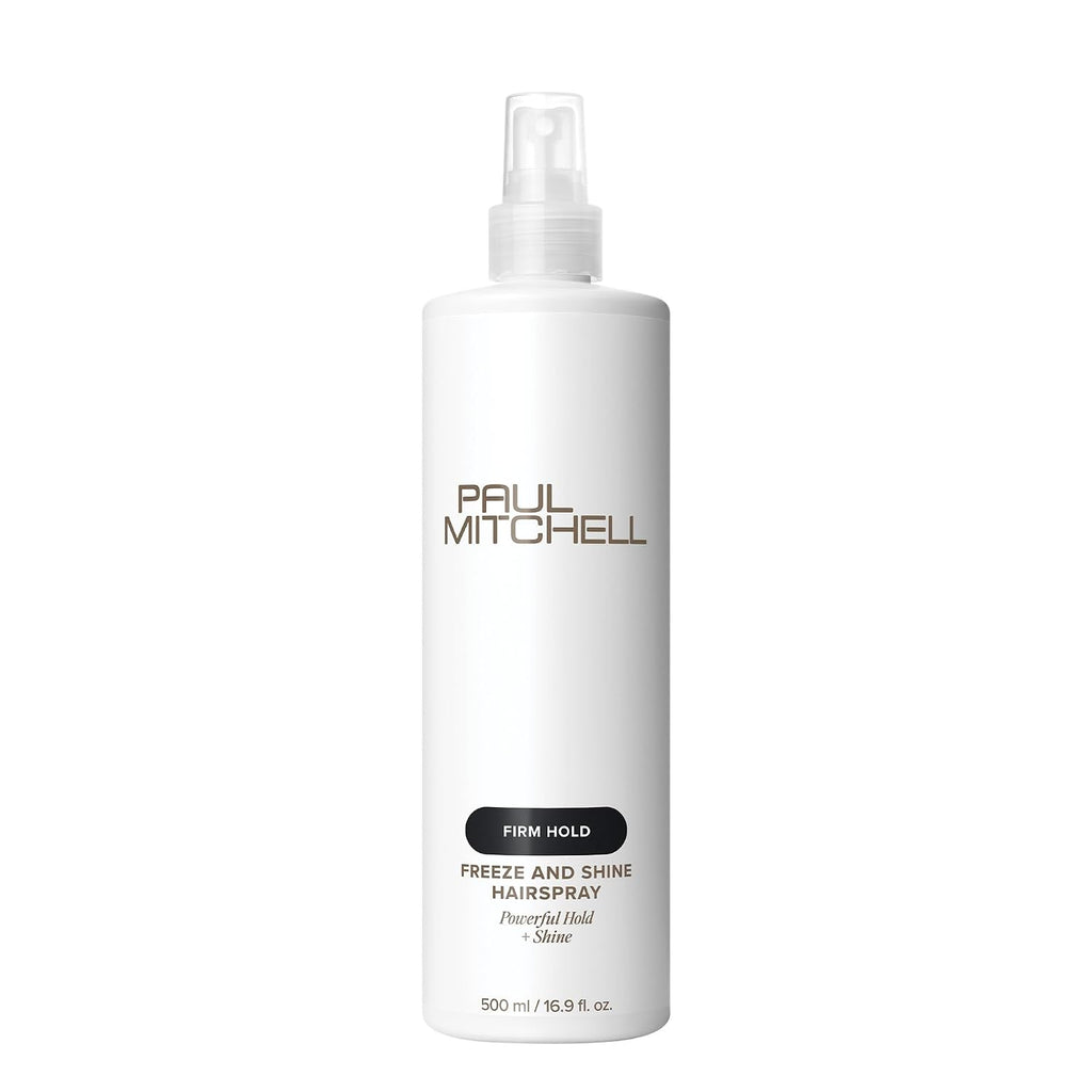Paul Mitchell Freeze and Shine Super Hairspray, Maximum Hold, Shiny Finish Hairspray, For Coarse Hair