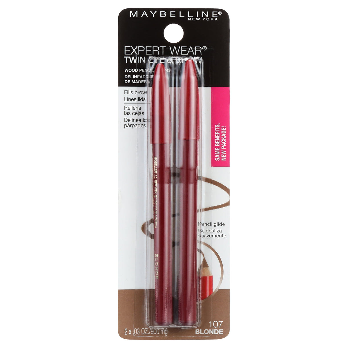 Maybelline Expert Wear Twin Brow and Eye Pencils, Blonde
