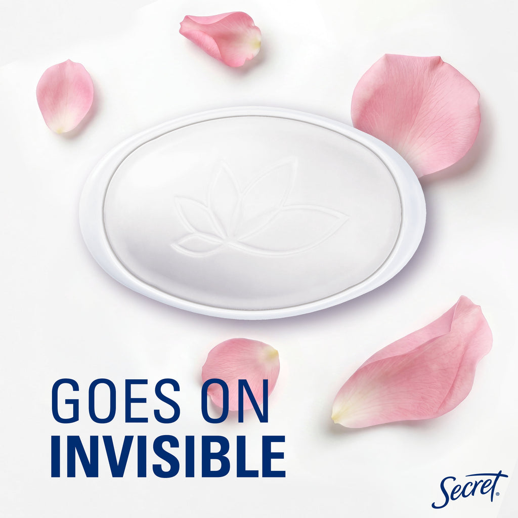 Secret Invisible Solid Antiperspirant Deodorant, Rose Scent, 2.6 oz