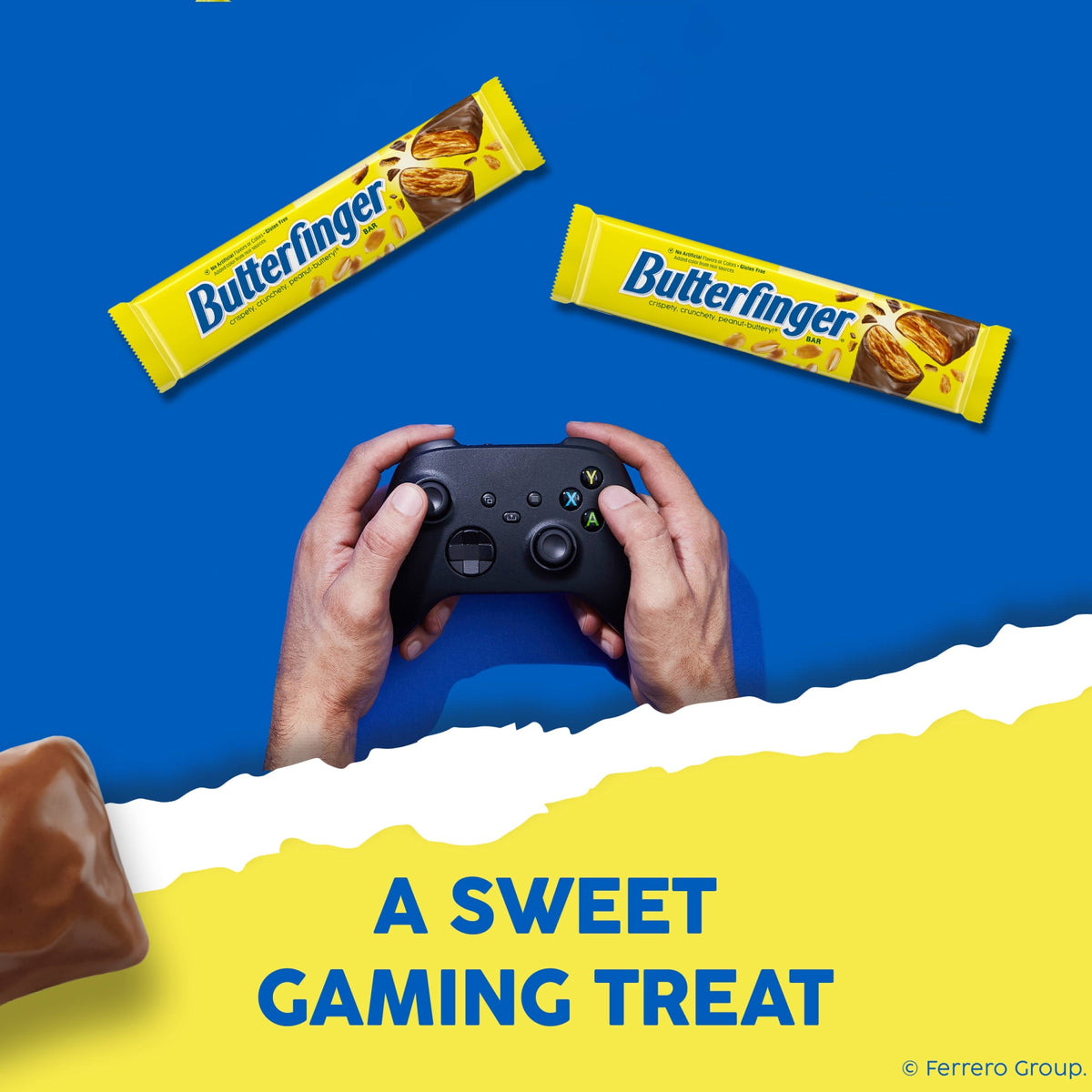 Butterfinger Full Size Candy Bar, Crispety Crunchety Peanut-Buttery On-The-Go Sweet Treat, 1.9 oz