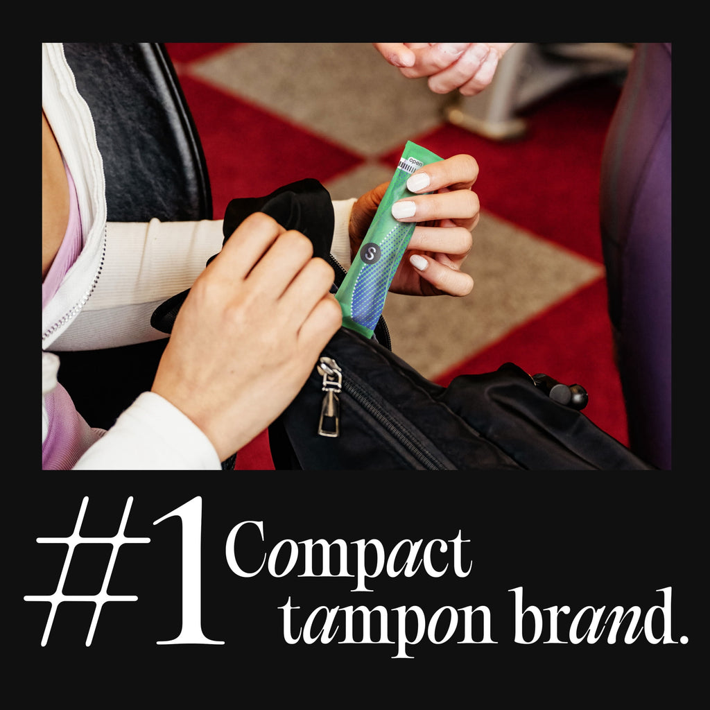 U by Kotex Click Compact Tampons, Super Plus, Unscented, 32 Count