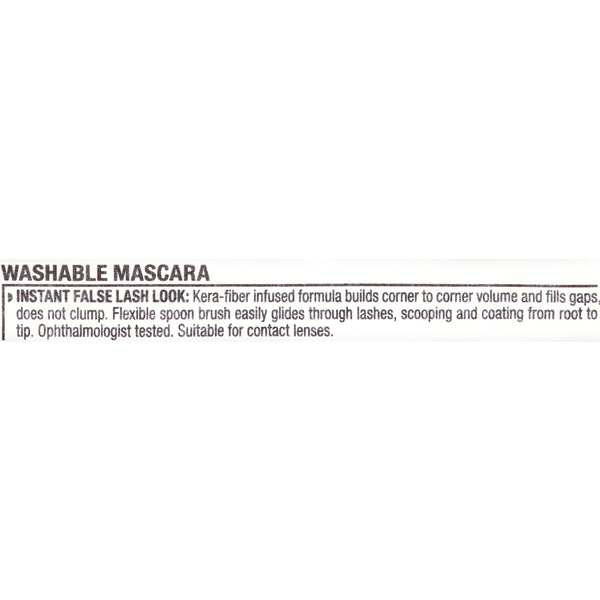 Maybelline The Falsies Washable Mascara, Blackest Black, 2 Pack
