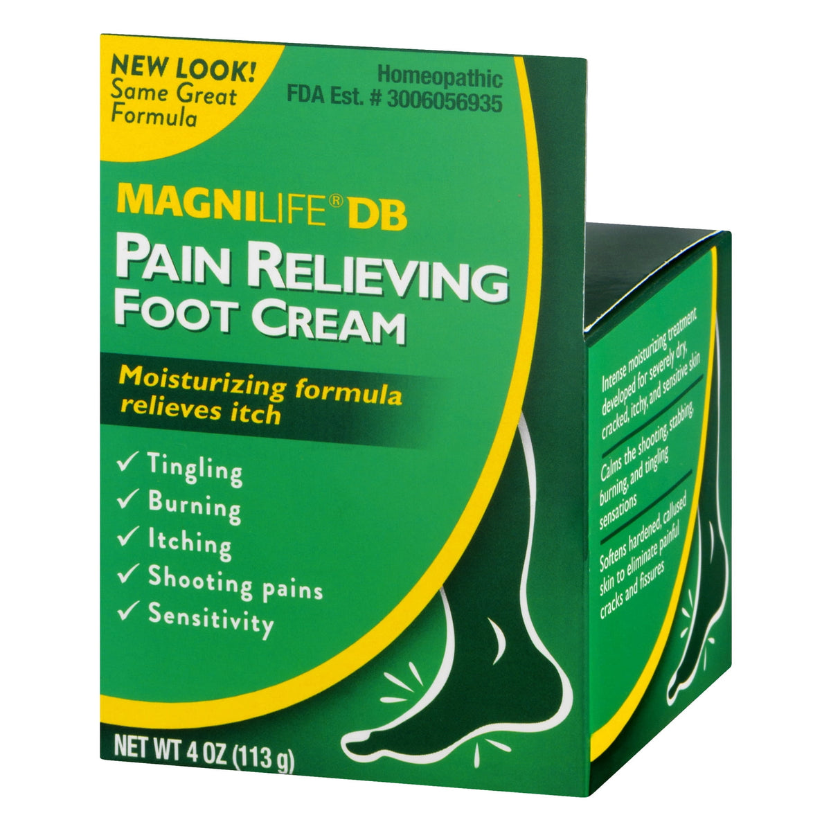 Magnilife DB Pain Relieving Diabetic Foot Cream, 4 oz