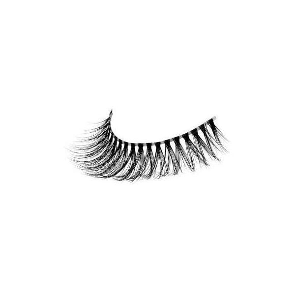 Ardell Faux Mink Wispies False Eyelashes, Medium Volume Wispy Lashes, Black, 4 Pairs