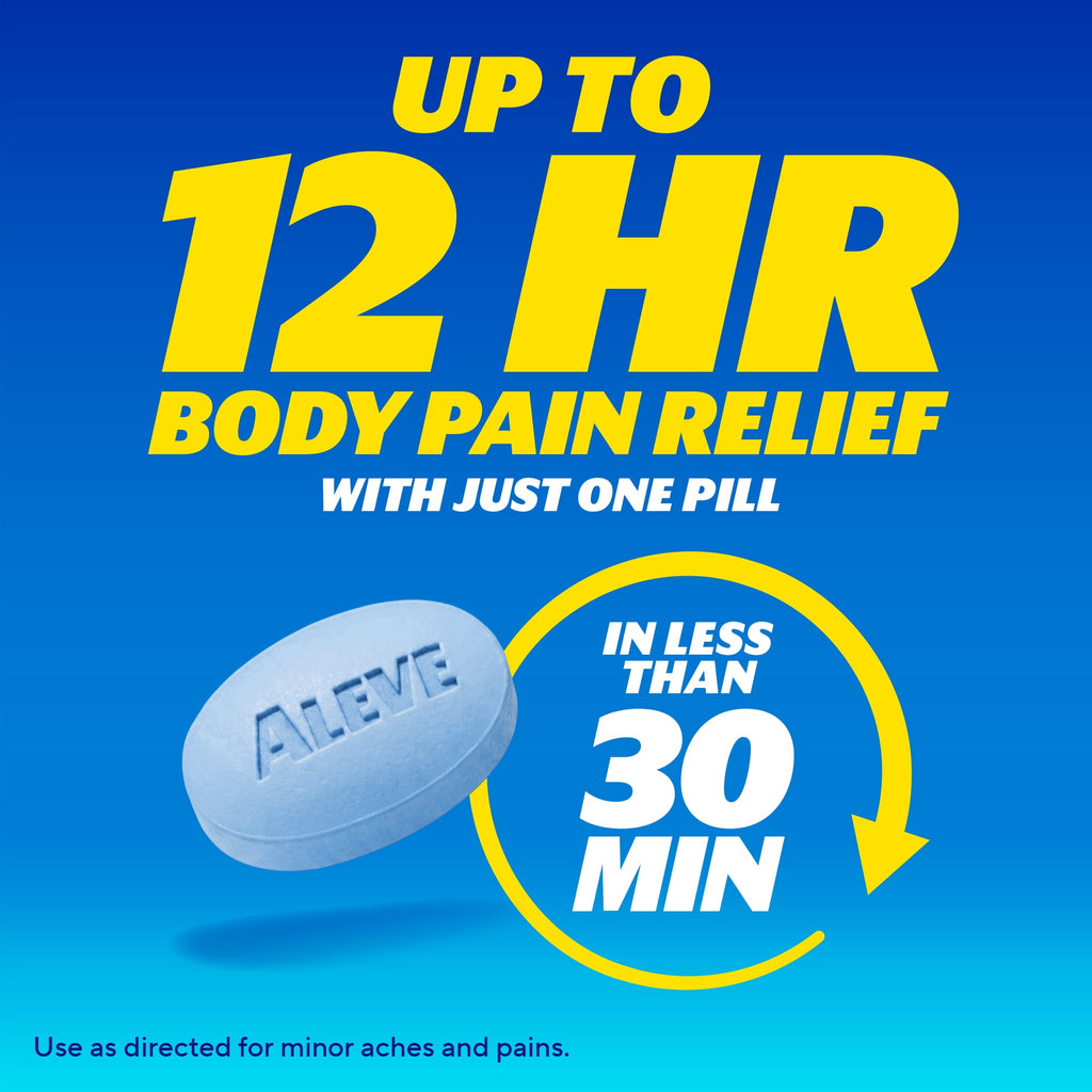 Aleve Caplets Soft Grip Arthritis Cap Naproxen Sodium Pain Reliever, 270 Count