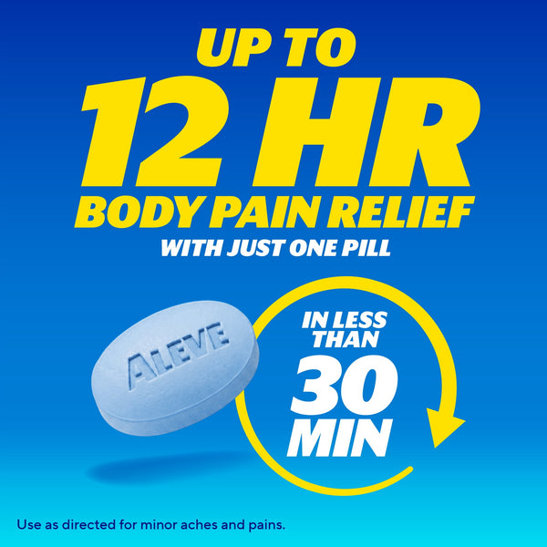 Aleve Caplets Soft Grip Arthritis Cap Naproxen Sodium Pain Reliever, 270 Count