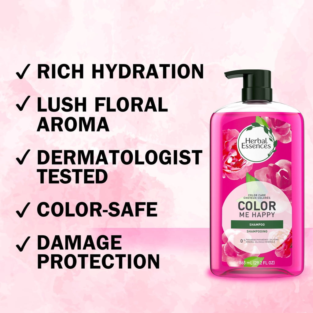 Herbal Essences Color Me Happy Shampoo for Color-Treated Hair, 29.2 fl oz