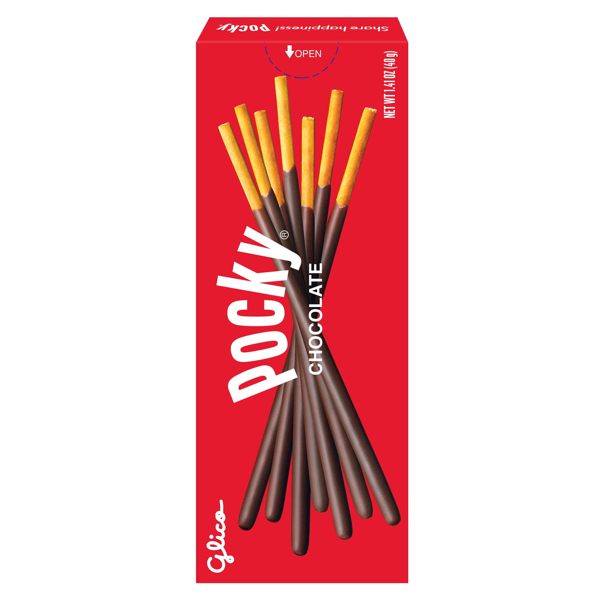 Glico Pocky Chocolate Covered Biscuit Sticks, 1.41 oz.
