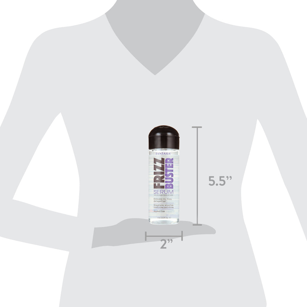 Fantasia Frizz Buster Humidity Resistant Moisturizing Hair Serum, 6 fl oz., Female