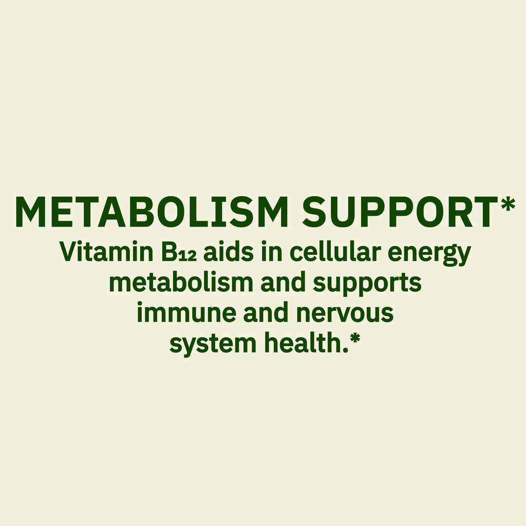 Spring Valley Vitamin B12 Supplement Timed-Release Tablets for Metabolism Support, 1000 mcg, 60 Count