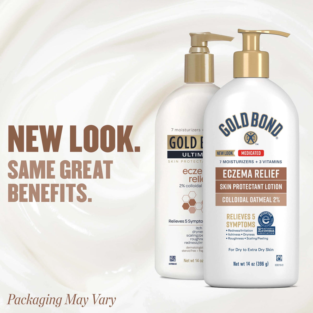Gold Bond Medicated Eczema Relief Skin Protectant Lotion, 14 oz., Gold Bond Lotion With 2% Colloidal Oatmeal