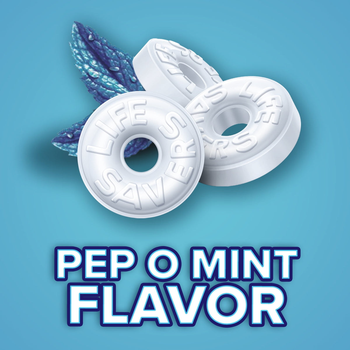 Life Savers Pep-O-Mint Breath Mints Hard Candy, Party Size - 44.93 oz