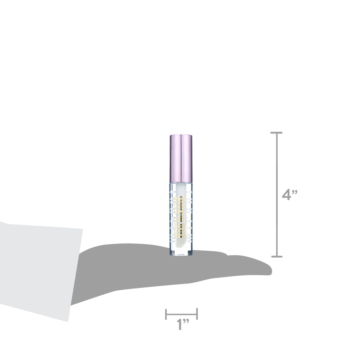 Milani Highly Rated Diamond Lip Gloss, Clear