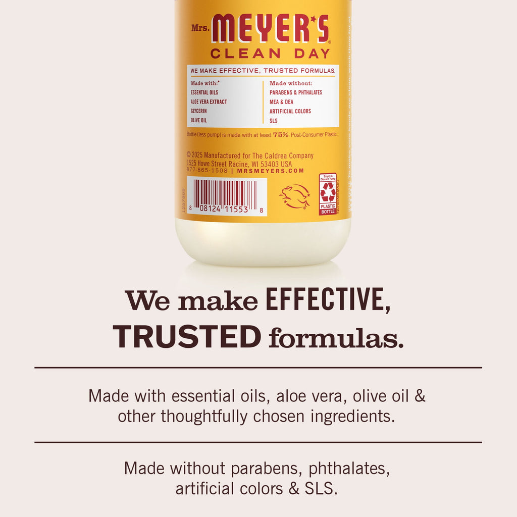 Mrs. Meyer’s Clean Day Hand Soap, Clementine Scent, 12.5 Fl Oz