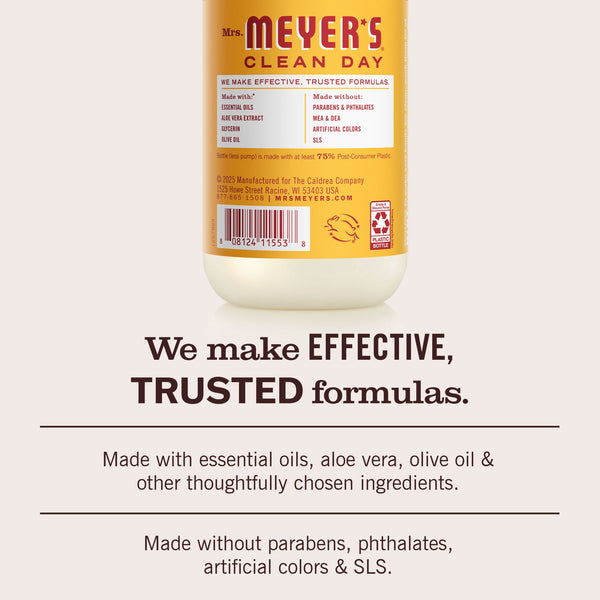 Mrs. Meyer’s Clean Day Hand Soap, Clementine Scent, 12.5 Fl Oz