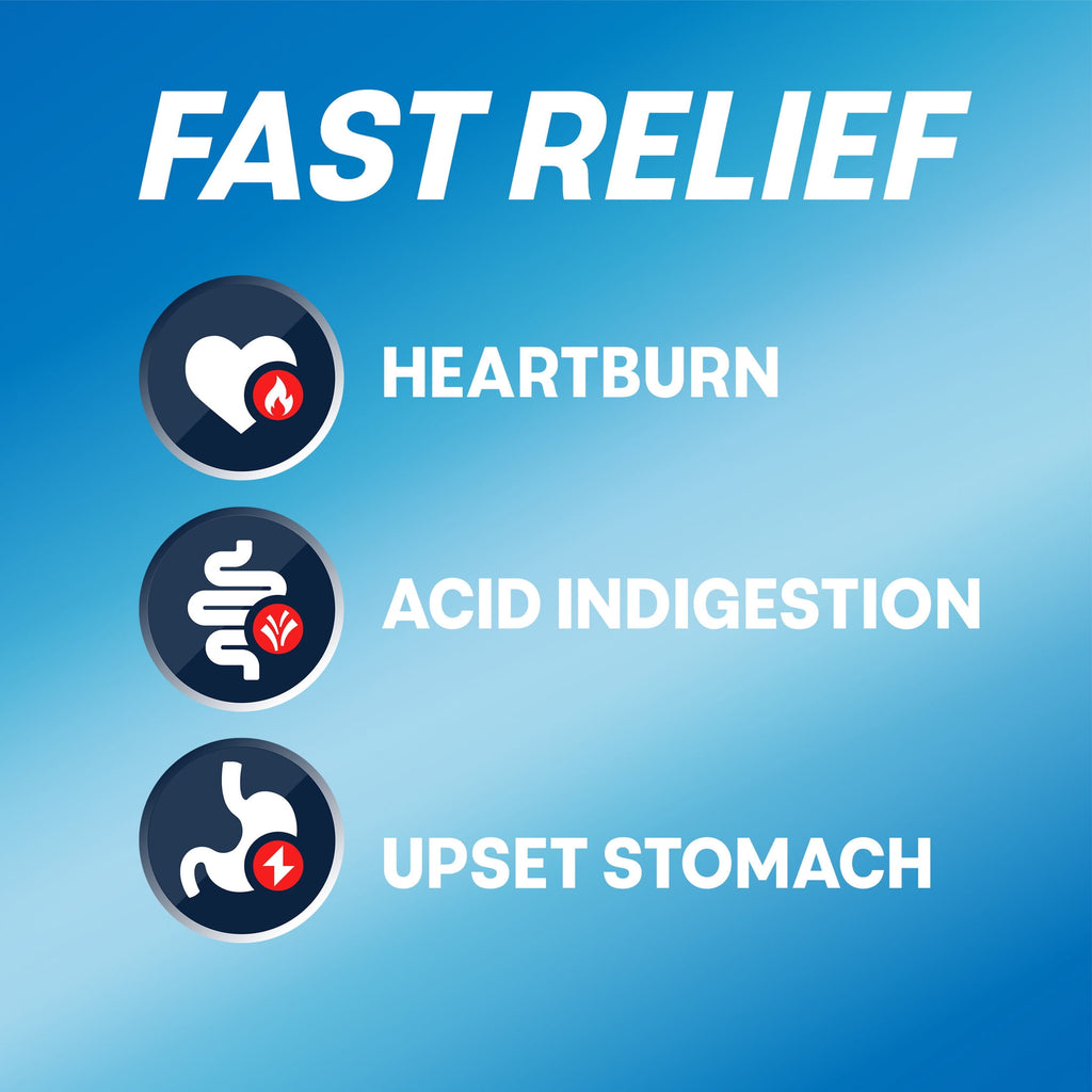 Rolaids Original Strength Antacid, 30 Chewable Tablets, Mint Flavor, Original Strength Heartburn Relief, 3 x 10 Tablets