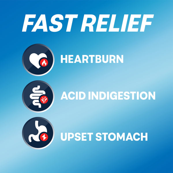 Rolaids Original Strength Antacid, 30 Chewable Tablets, Mint Flavor, Original Strength Heartburn Relief, 3 x 10 Tablets